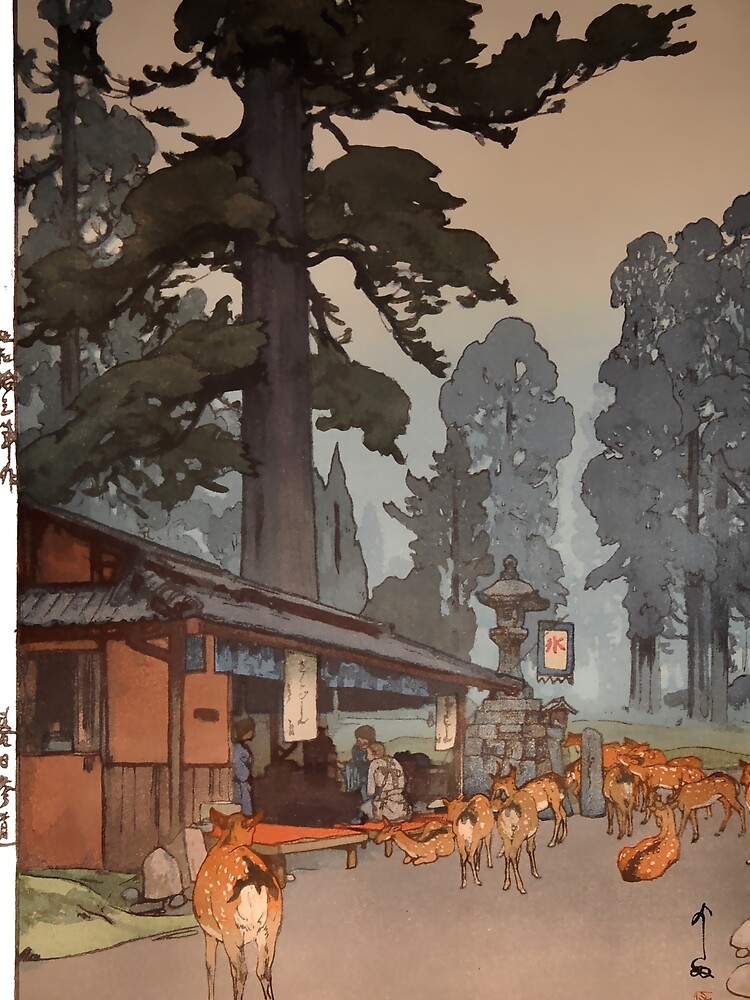 Way To Kasuga Shrine 1938 Hiroshi Yoshida Japanese Art by spameris86