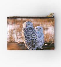Snowy Owls Studio Pouch