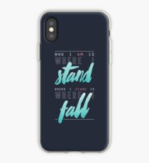Where I Stand iPhone Case