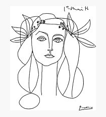 Pablo Picasso War And Peace 1952 Artwork, for Wall Art, Tshirts, Prints, Men, Women, Youth Photographic Print