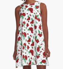 roses and dots A-Line Dress