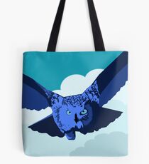 Owl on the hunt Tote Bag
