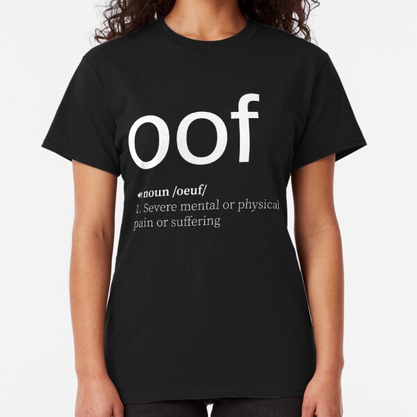 Oof T Shirts Redbubble - gingerbread godly nice roblox mm2 murdermystery2 godly