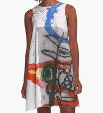 Joan Miró - Peintures sur Cartons II Lithograph on Wove Paper 1965, tshirt, tee, jersey, poster, artwork A-Line Dress