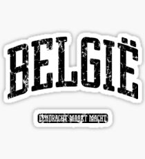 België (Black Print) Sticker