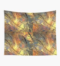 Warm Golden Layer Wall Tapestry