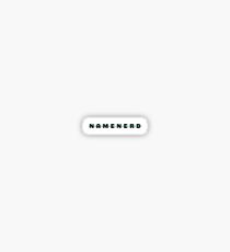 Namenerd Sticker