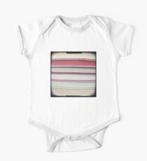 Red stripe books photograph One Piece - Short Sleeve