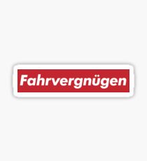Fahrvergnügen Supreme Sticker