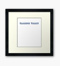 Clarence Valley Framed Print