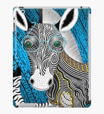 Portrait Of The Artist As A Young Zebra iPad Case/Skin