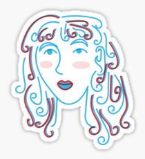 Girl Sticker