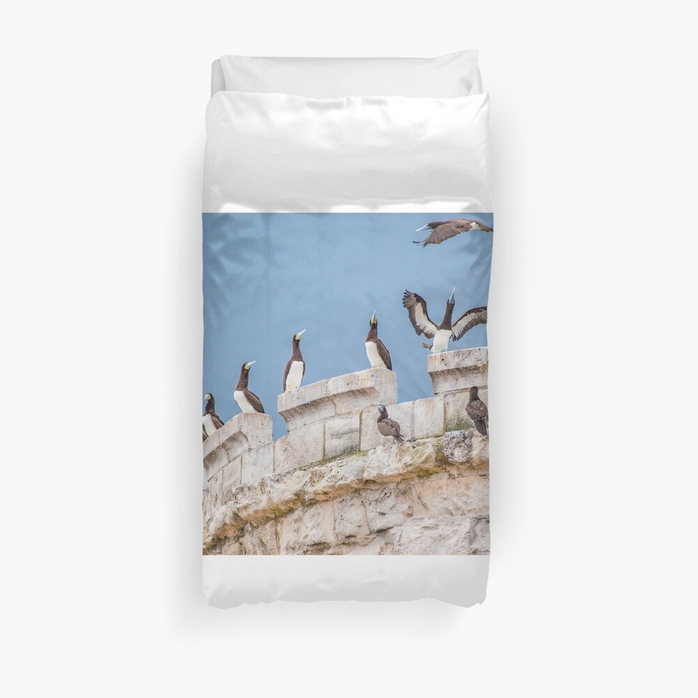 No room on the tower Duvet Cover