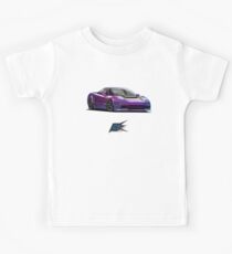 honda nsx MC purple Kids Tee