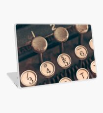 Vintage Typewriter Laptop Folie