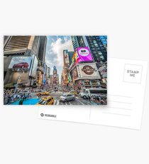 Times Square Traffic Postcards