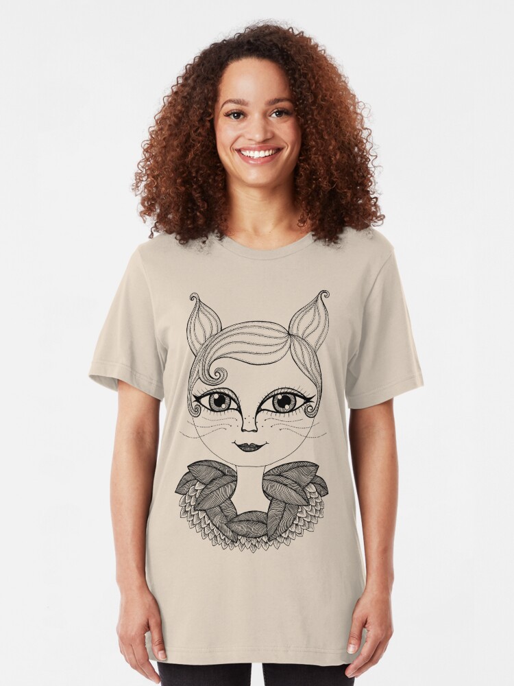 Alternate view of Kitty Slim Fit T-Shirt