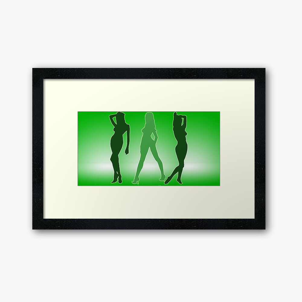 Bond Girls Framed Art Print