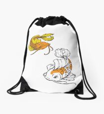 Koi Fish Drawstring Bag