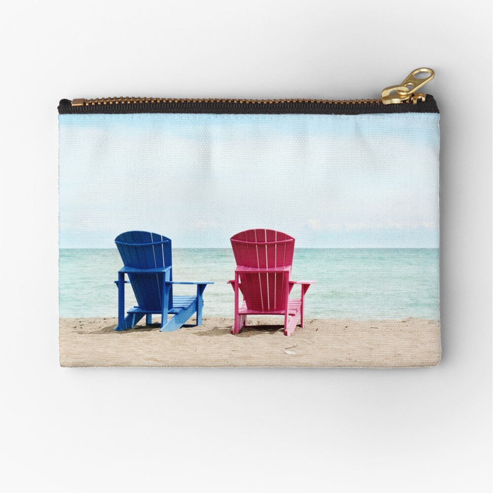 AFE Beach Chairs, Beach Photography Zipper Pouch