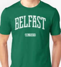Belfast (White Print) Unisex T-Shirt