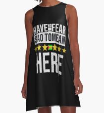 Have No Fear The Sao Tomean Is Here - Sao Tome And Principe Flag Gift for Sao Tomean A-Line Dress