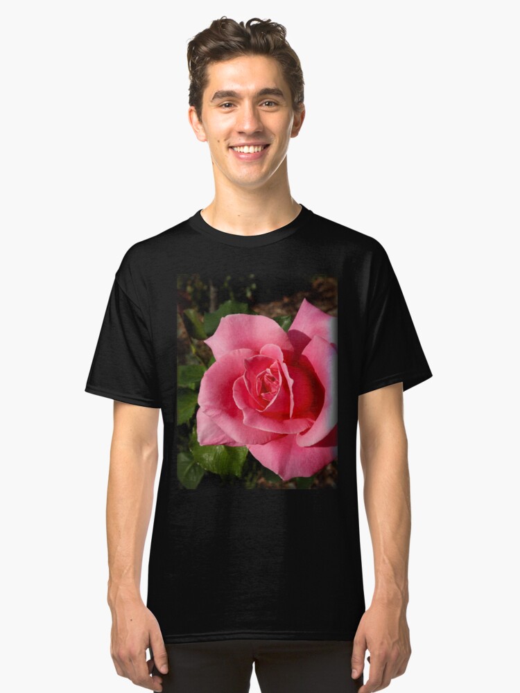Alternate view of "Bewitched" Rose from my garden Classic T-Shirt