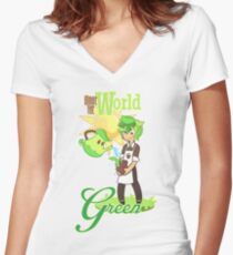 Herb Cookie Women's Fitted V-Neck T-Shirt