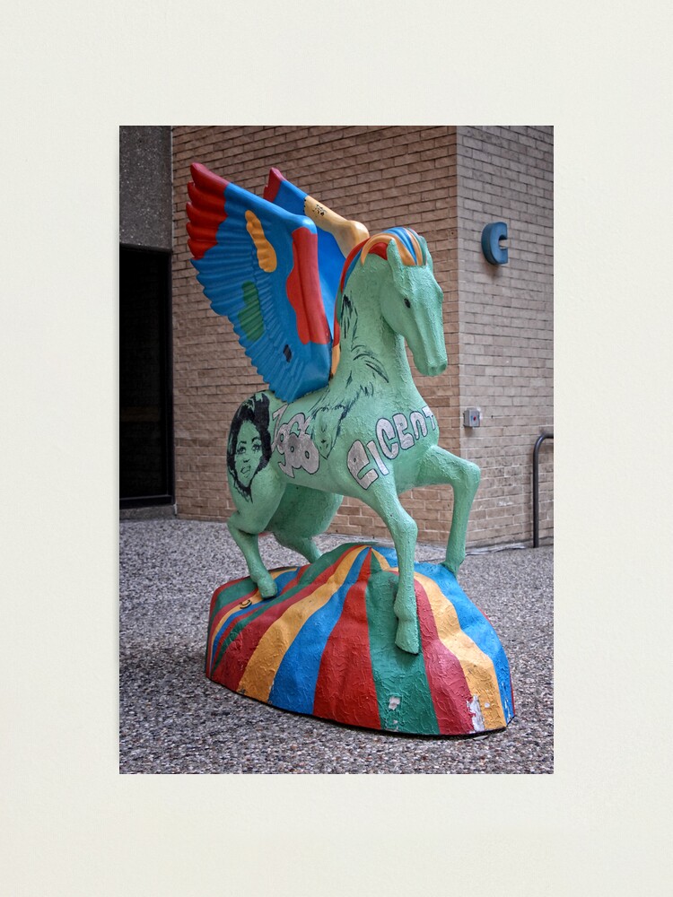 Alternate view of Psychedelic Pegasus Photographic Print