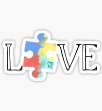Live and Love Autism Sticker