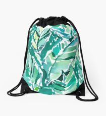 BANANA LEAF JUNGLE Drawstring Bag