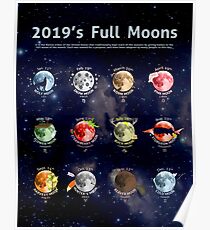 2019's Full Moons Poster