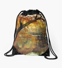 Golden Slumber Drawstring Bag