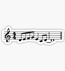 The Lick - Jazz Music Meme (white) Sticker