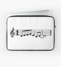 The Lick - Jazz Music Meme (weiß) Laptoptasche