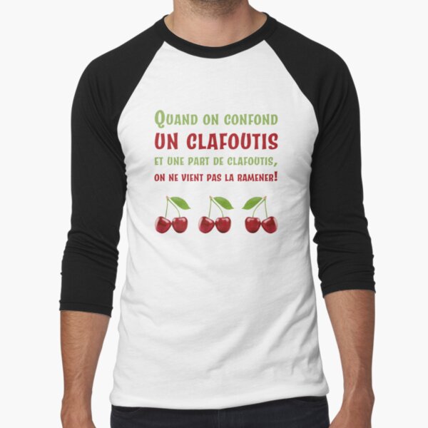 Kaamelott - Clafoutis T-shirt baseball manches ¾