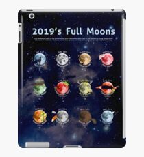 2019's Full Moons iPad Case/Skin