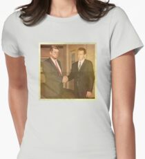 When Kennedy Met Oswald — Dec '62 Women's Fitted T-Shirt