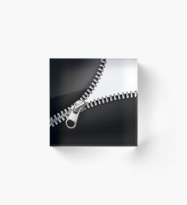 ZIPPER FOUR Acrylic Block