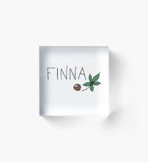 Finna' "Buckeye Nut" Acrylic Block