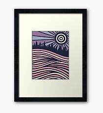 SOMMER N / GHTS Gerahmtes Wandbild