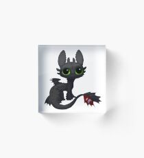 Toothless the Night Fury Acrylic Block