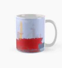 Freighter Shape Abstract Mug