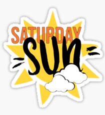 Saturday Sun Vance Joy Lyrics Sticker