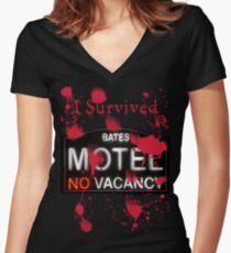 Bates Motel - I Survived! - T-shirt Women's Fitted V-Neck T-Shirt