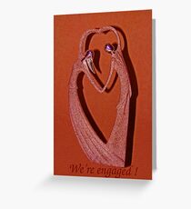 Engagement Card Greeting Card