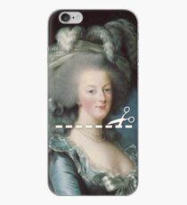 Vinilo o funda para iPhone Cortar aquí - María Antonieta