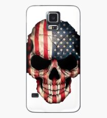 Funda/vinilo para Samsung Galaxy Cráneo americano