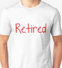 Camiseta ajustada Retirado No es mi problema Más la divertida idea de regalo Divertido regalo de la jubilación