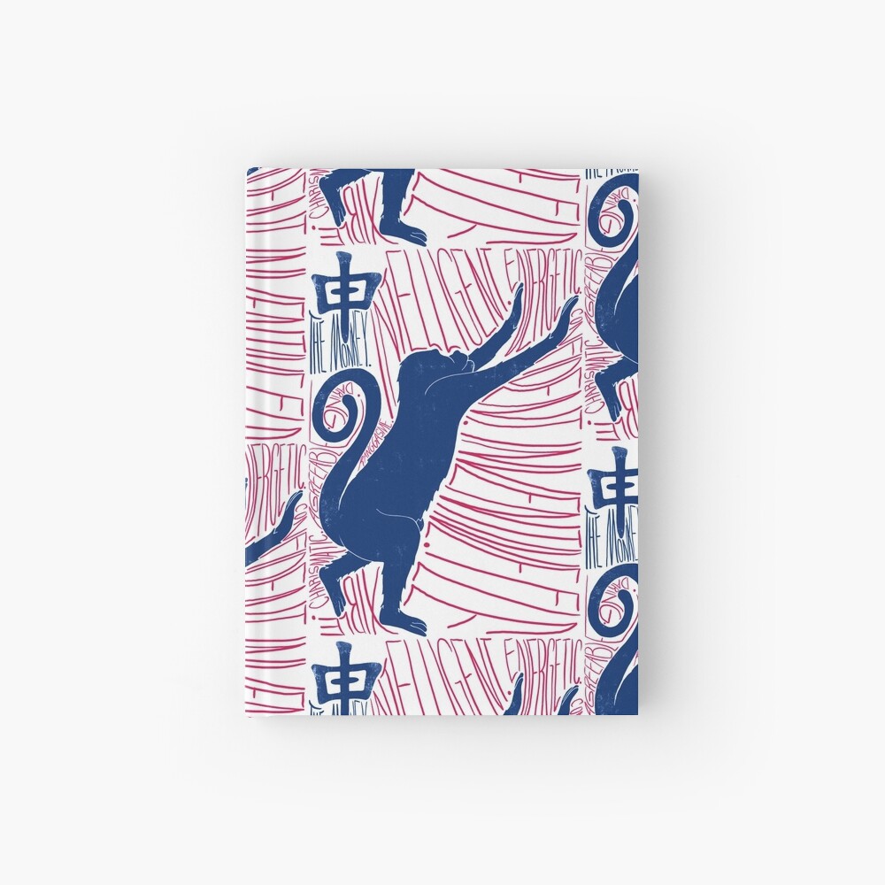 The Monkey Chinese Zodiac Sign Hardcover Journal